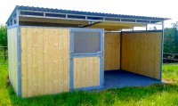 Box lovaknak 4 x 4 ms shed 4 x 4 m