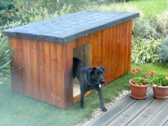 Doghouse meleg 155x85x80cm