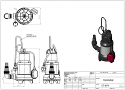 Elpumps CT 4274 univerzális búvárszivattyú zagyszivattyú