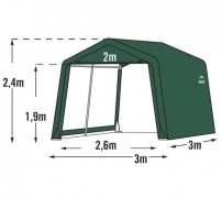 Grafias 9 m², fészer