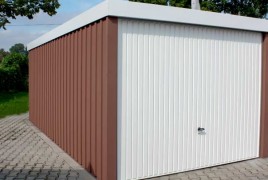 Garázs gipsz és lapos tető SIEBAU GmbH 297x596 cm