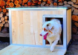 Doghouse meleg 160x90x90cm