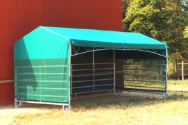 Shelter lovaknak Zeta 3x6m