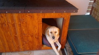 Doghouse meleg sorozat 195x105x100cm