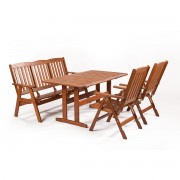 Garland - bútor Sven 2 + 3 + kerti szett (2x fél. Fotel, 1x három ülés, 1 asztal)