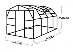 Greenhouse COMFORT TITAN 8000 STRONG