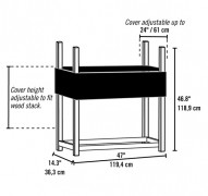 Stand fa Sabik 119x36x120cm