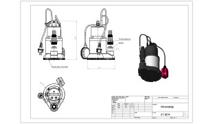 Elpumps CT 3674 univerzális búvárszivattyú zagyszivattyú