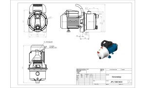 Elpumps JPV 1300 INOX kerti sugárszivattyú