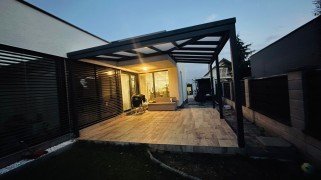 POLLARD alumínium sarok pergola