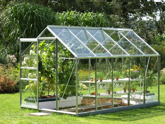 Greenhouse VITAVIA VENUS 6200 üveg 3 mm ezüst