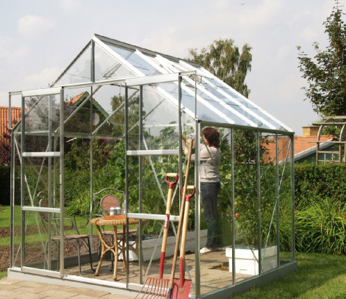 Greenhouse URANUS 8300 üveg 3 mm ezüst