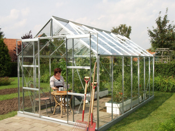 Greenhouse URANUS 11500 Glass 3 mm ezüst