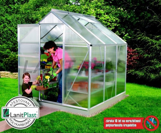 Greenhouse VITAVIA VENUS 3800 PC 4 mm ezüst