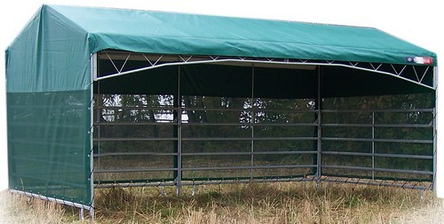 Shelter lovaknak 6x3m