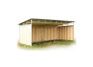 Shelter lovaknak 6 m x 3 m