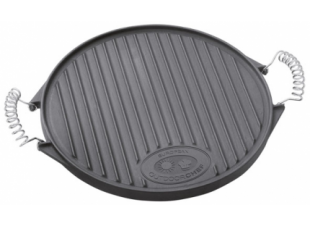 Öntöttvas grill lap (ø 33 cm)