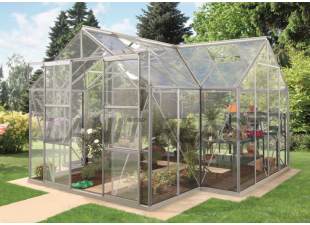 Greenhouse Sirius 295 x 214 cm-es ezüst